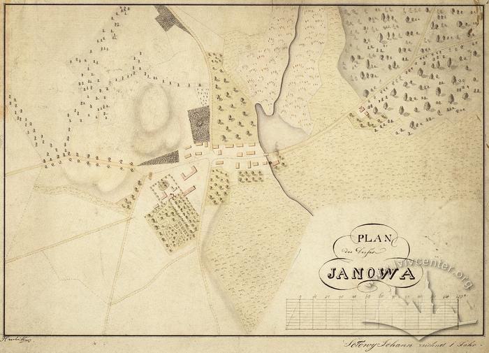 Map of the Village of Janow 2