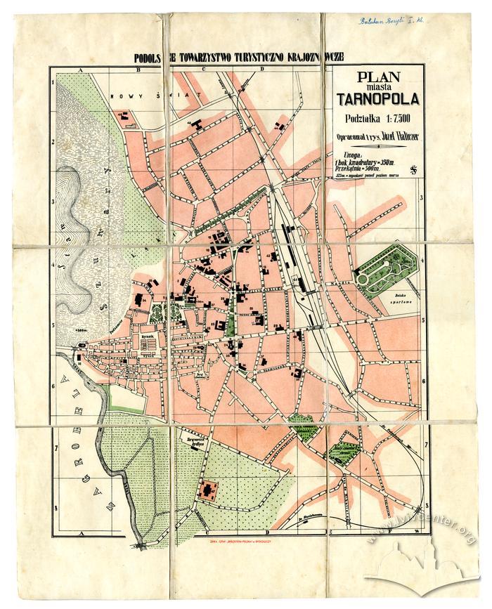 Map of the City of Tarnopol 2