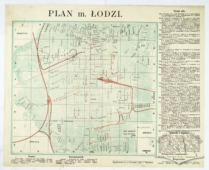 План міста Лодзь 2