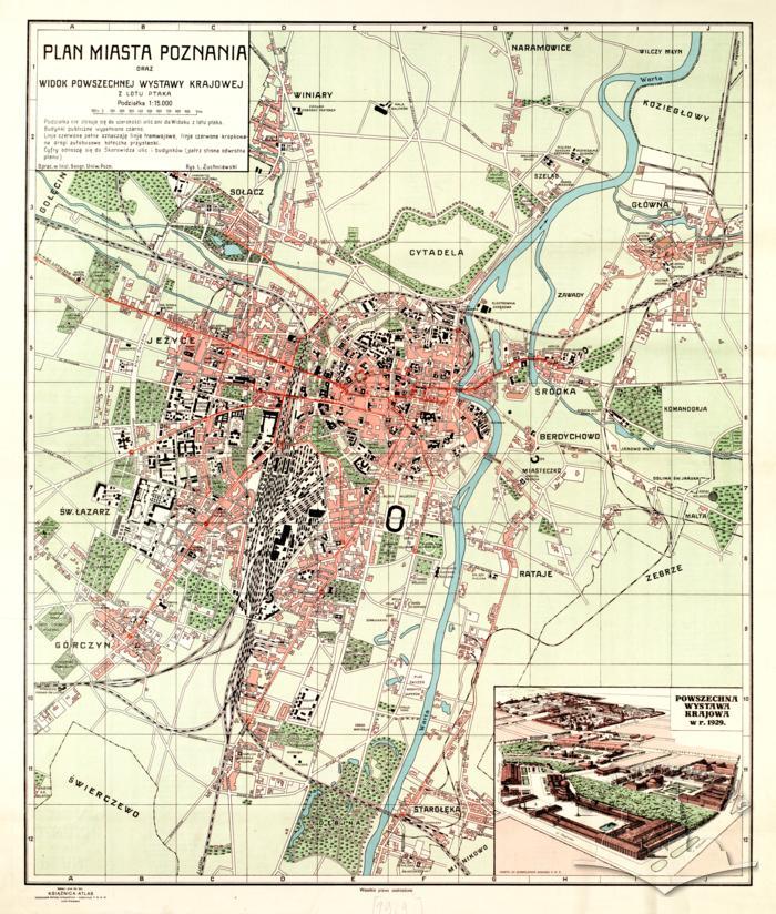 Map of the City of Poznan 2