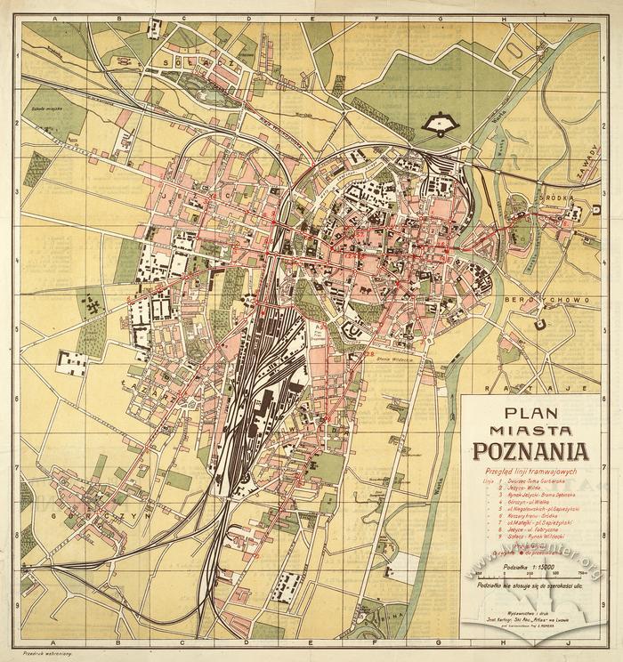 Map of the City of Poznan 2