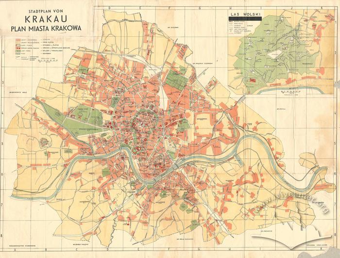Map of the City of Krakow 2