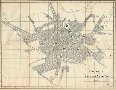 Map of the City of Jaroslaw