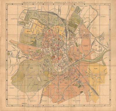 Map of the City of Grodno