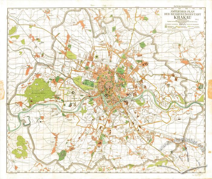 Official Map of the Capital City of Krakow 2