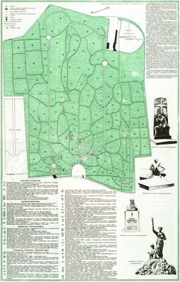 Lychakiv Cemetery. Scheme