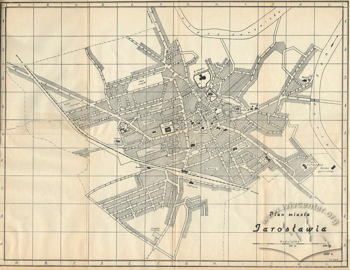 Map of the City of Jaroslaw 2