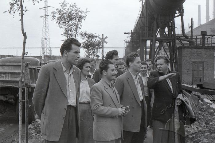 Delegation of Hungarian youth at the Azovstal plant 2