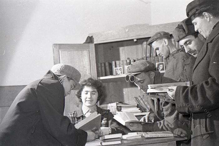 Books selling in the blast furnace shop of the Azovstal plant 2