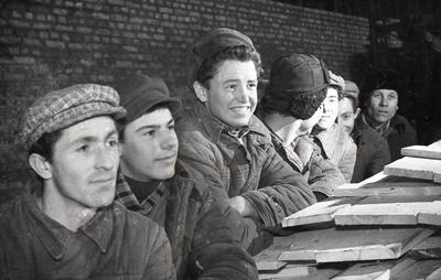 Stalkonstruktsiia. Trykish brigade (he is third on the left)