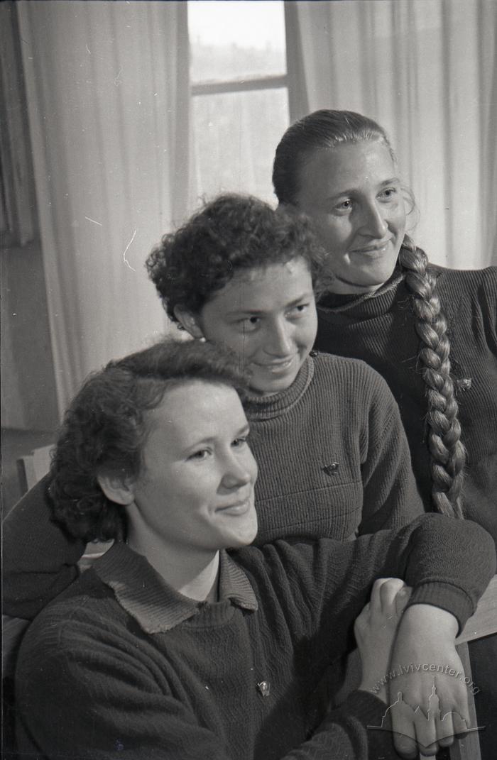 Members of the communist labor brigade and Komsomol cards delivery at the Mariupol heavy machine-building plant 2