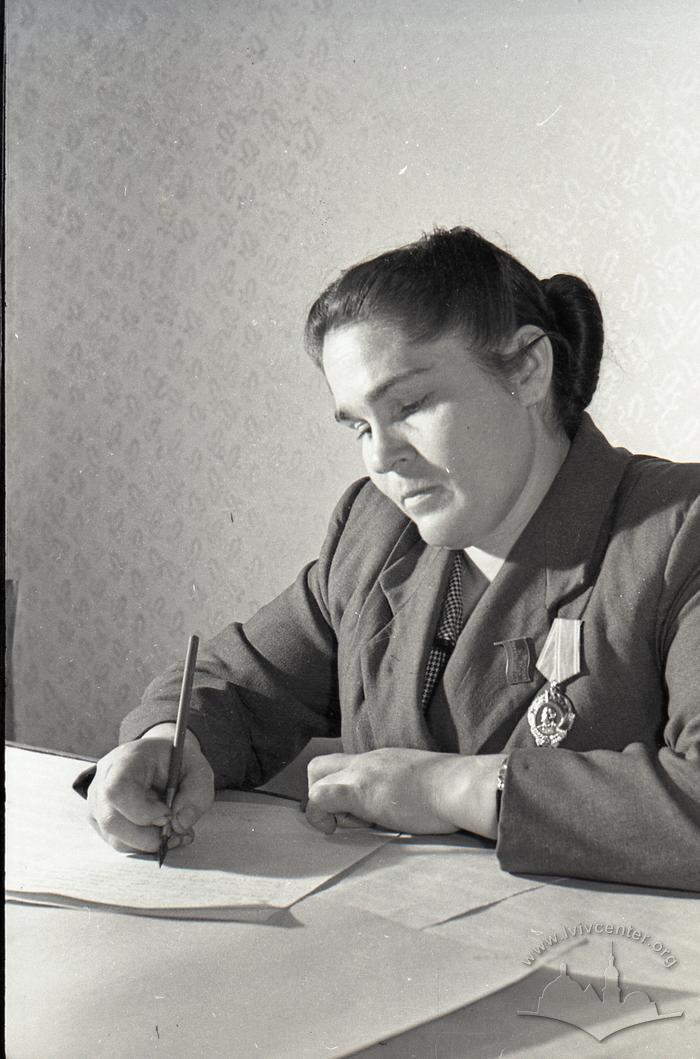 Deputy to the Supreme Soviet of the Ukrainian SSR Tetiana Antonivna Arkusha 2