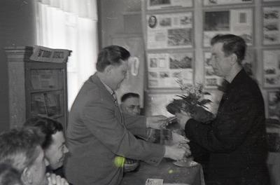 Party cards delivery at the Zhovtnevyi district committee of the CPSU