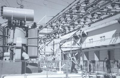 Electrical substation of the Azovstal plant