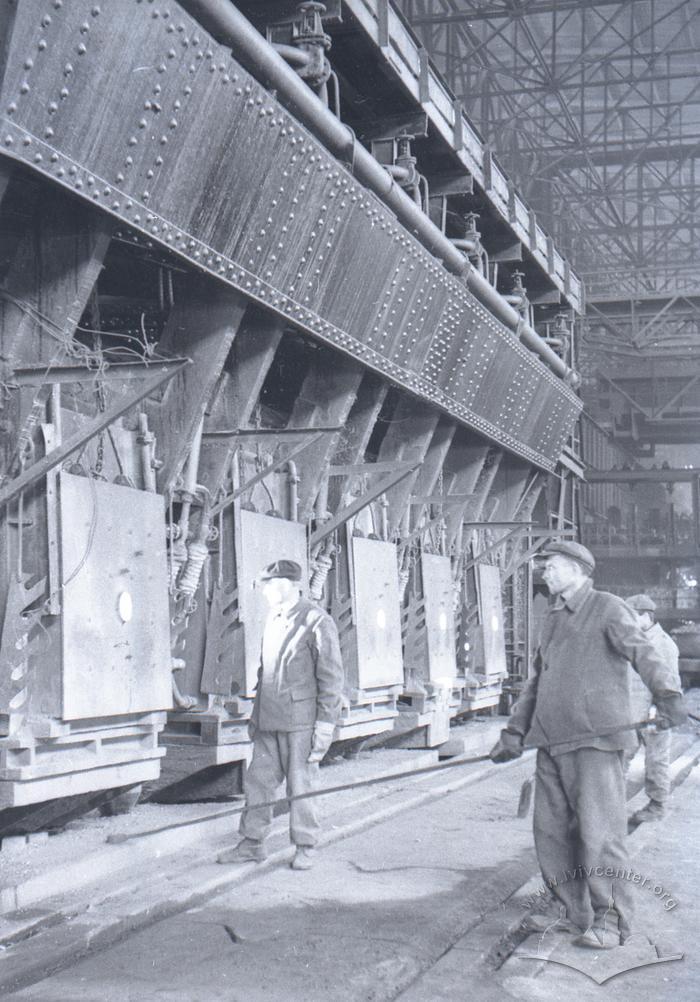 Open-hearth shop of the Illich plant 2