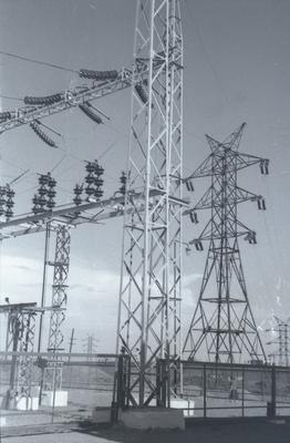 Electrical substation of the Azovstal plant