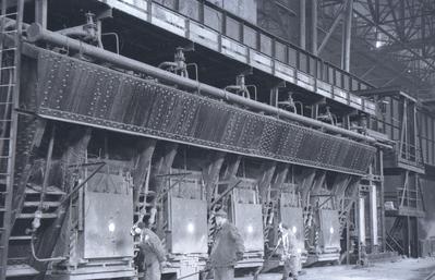 Open-hearth shop of the Illich plant