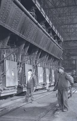 Open-hearth shop of the Illich plant