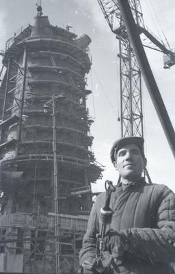 Blast furnace No. 2 of the Azovstal plant. Autogenous welder and cutter Zibarev