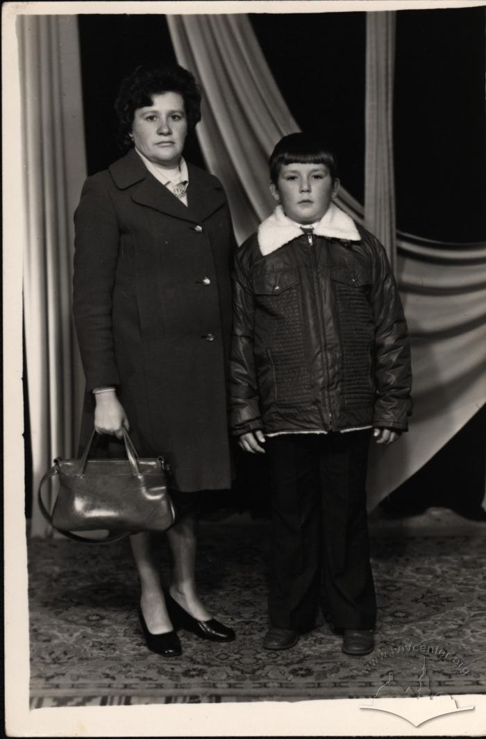 Studio photo of woman with a boy 2