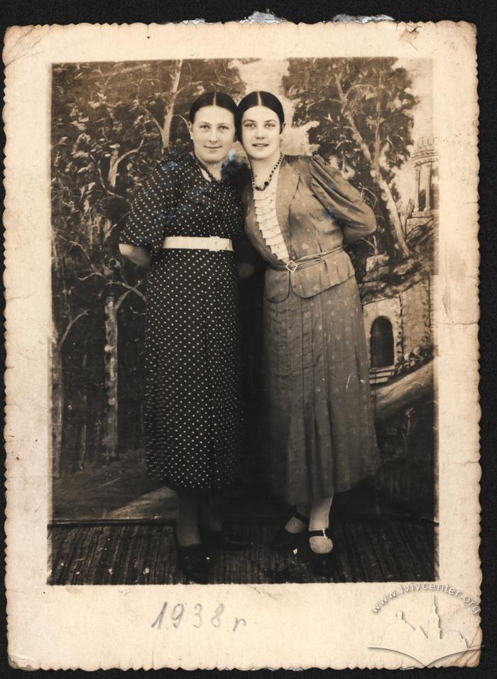 Two women on a studio photo 2