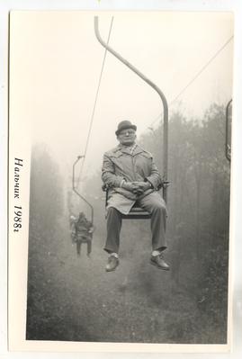 Man on a chairlift