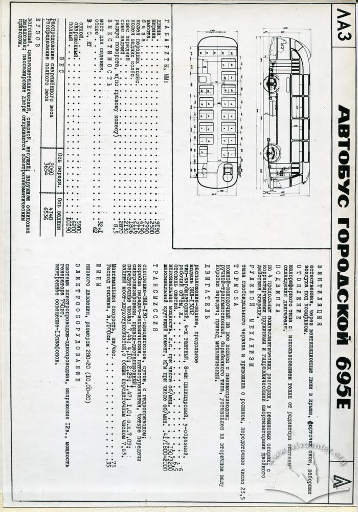 Автобус міський ЛАЗ-695Е 3