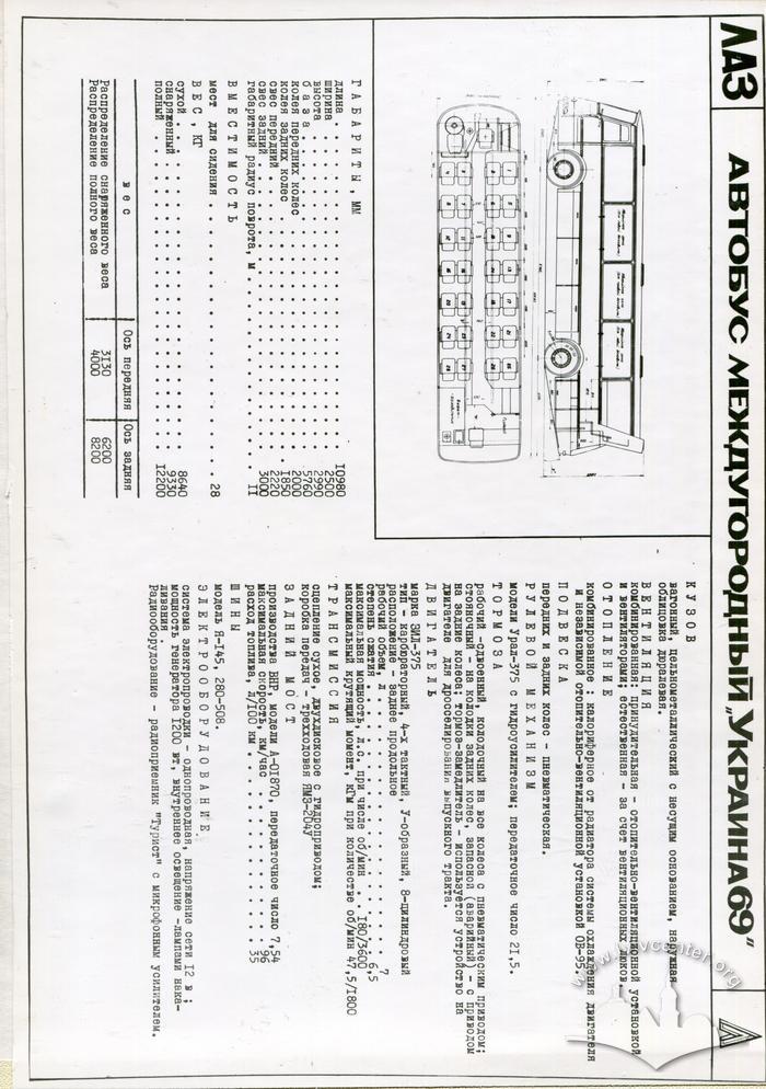 Автобус міжміський "Україна-69" 3