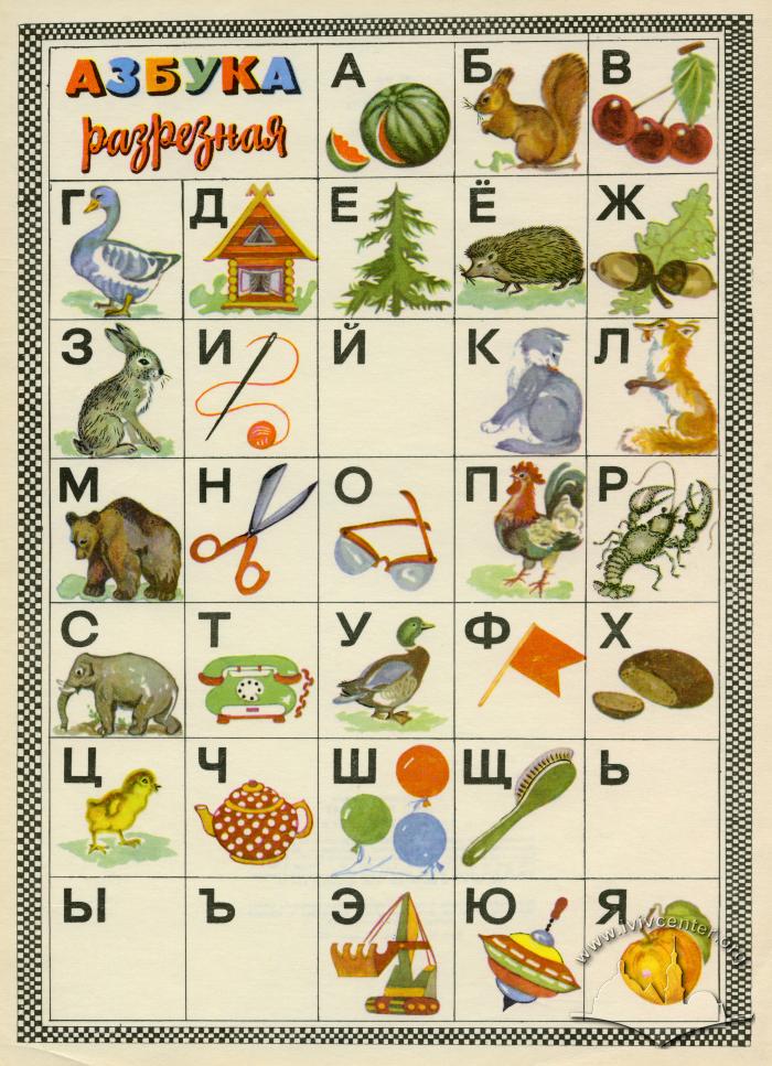 Alphabet for learning letters 2
