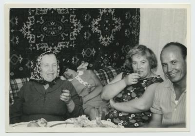 Feast at uncle Volodya's house