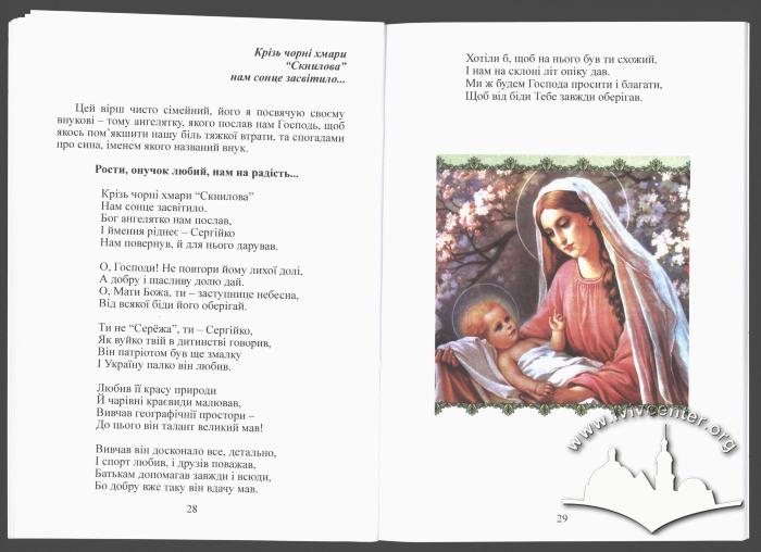 Collection of poems "We, families destroyed by Sknyliv" 17