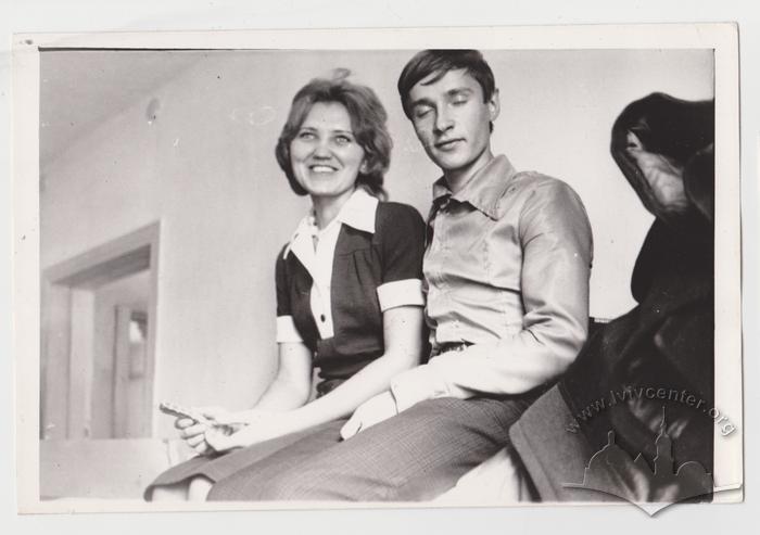 Portrait of a woman with a man 2