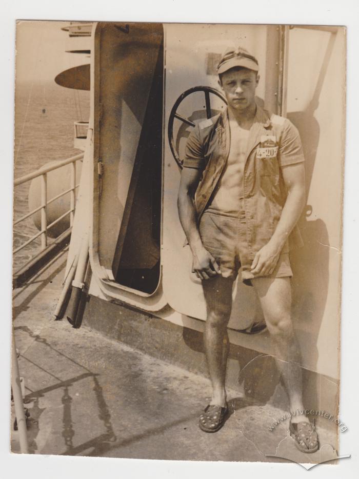 Portrait of a sailor on deck 2