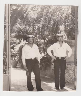 Two sailors in Taormina