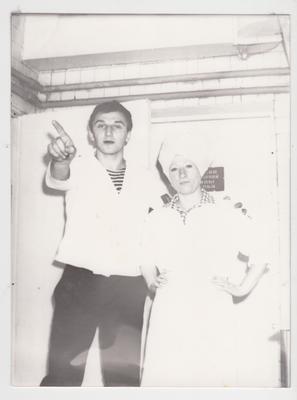 With a sailor