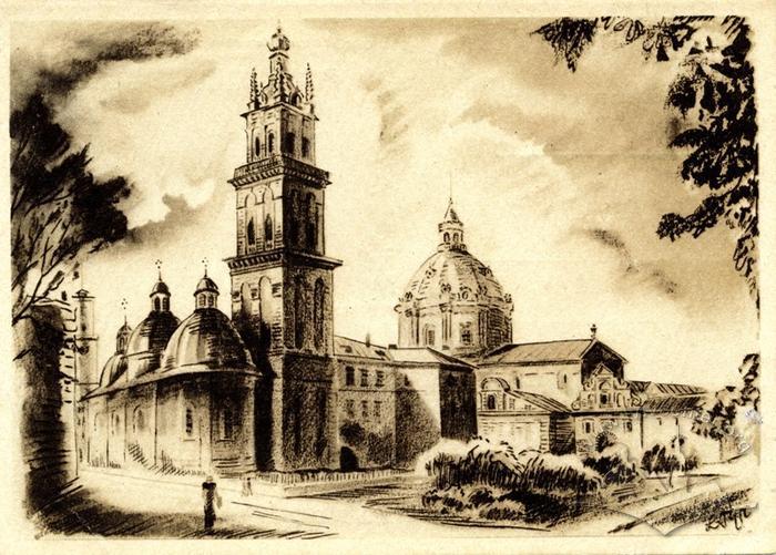 Pidvallia, Uspenska church, Dominican church and the old arsenal 2